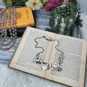 J. Crew | Iridescent Rhinestone Statement Necklace